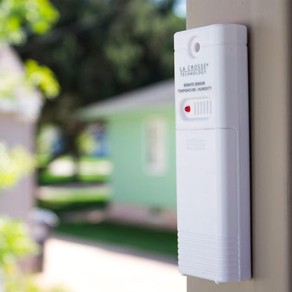 Wireless Outdoor Temperature & Humidity Sensor  Wall Mounted Accurate Weather Resistant