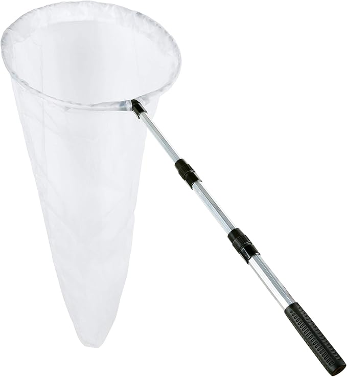 Butterfly Net with 16" Ring 36" Net Depth Handle Extends to 36 Inches