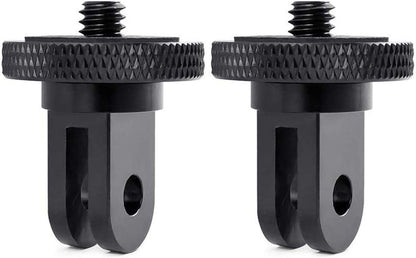 2Pcs 1/4-20 Screw Conversion Adapter for GoPro Hero10, Insta360 X5 X4 X3, X2, Go 2, DJI OSMO Action