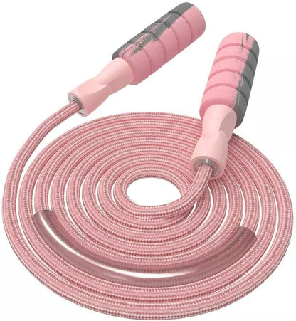 Jump Rope Cotton Adjustable Skipping Weighted jumprope for Women Adult and Children