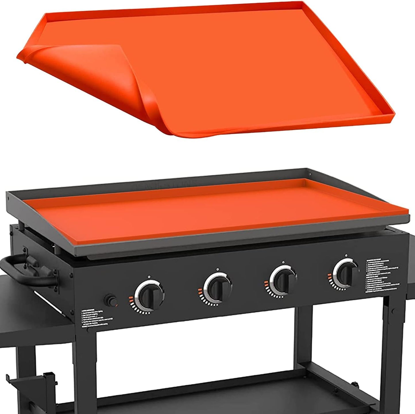36" Silicone Griddle Mat for Blackstone 36 Inch Grill Heavy Duty Food Grade Silicone Griddle Cover