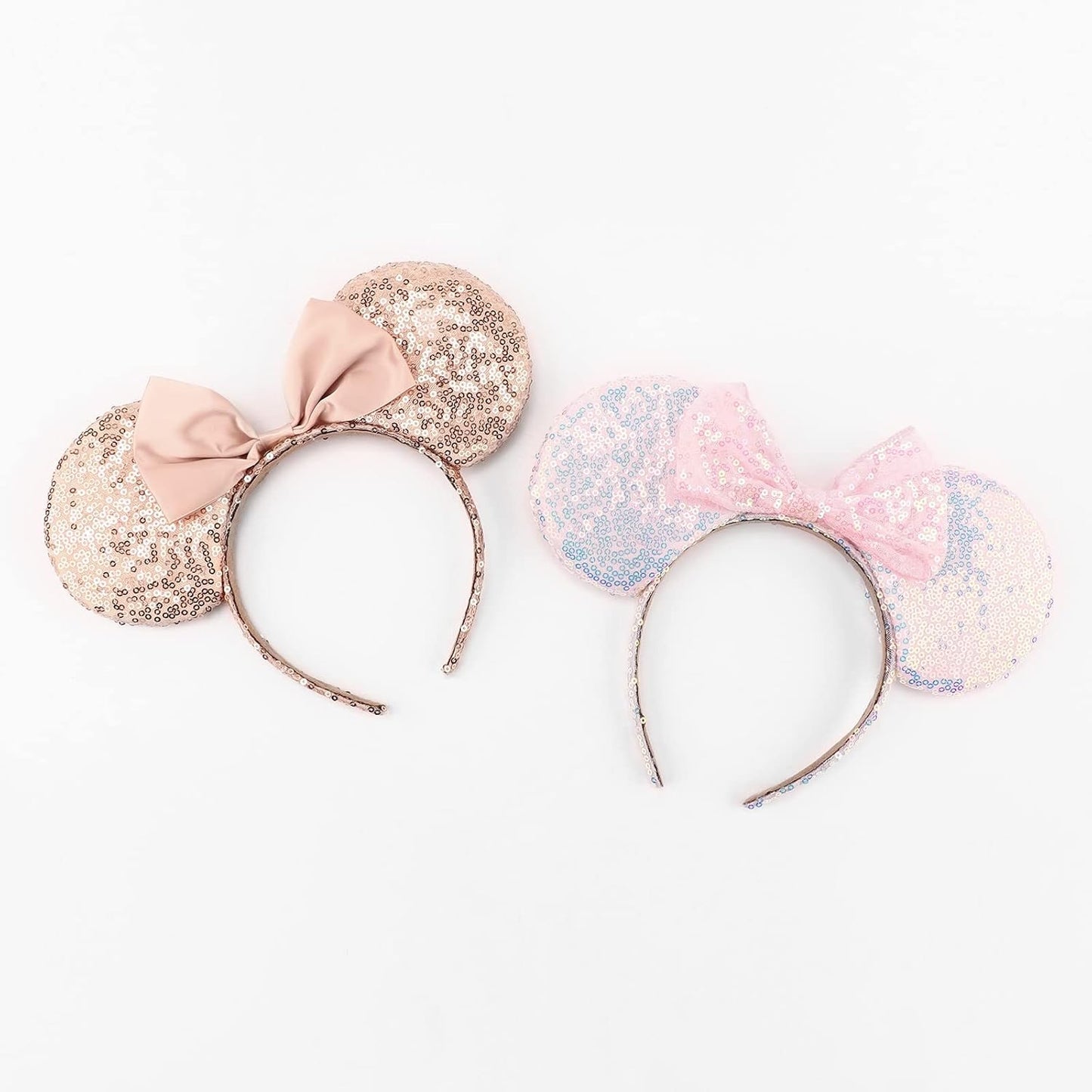 Mouse Ears Bow Headbands Glitter Party Decoration Cosplay Costume for Women