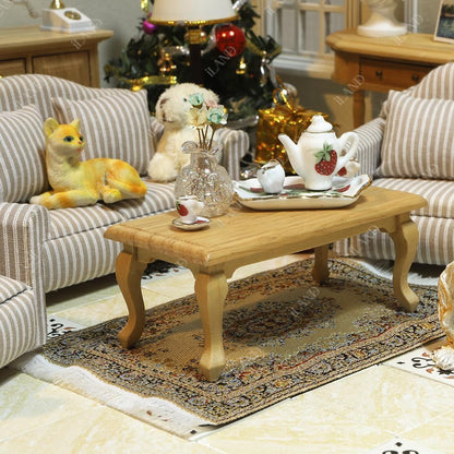 Dollhouse Accessories Vintage of Carpet for Dollhouse Furniture on 1/12 Scale and 3” - 12” Dolls