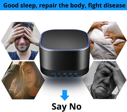White Noise Machine with 20 Non Looping Natural Soothing Sounds Memory Function 32 Levels of Volume Powered