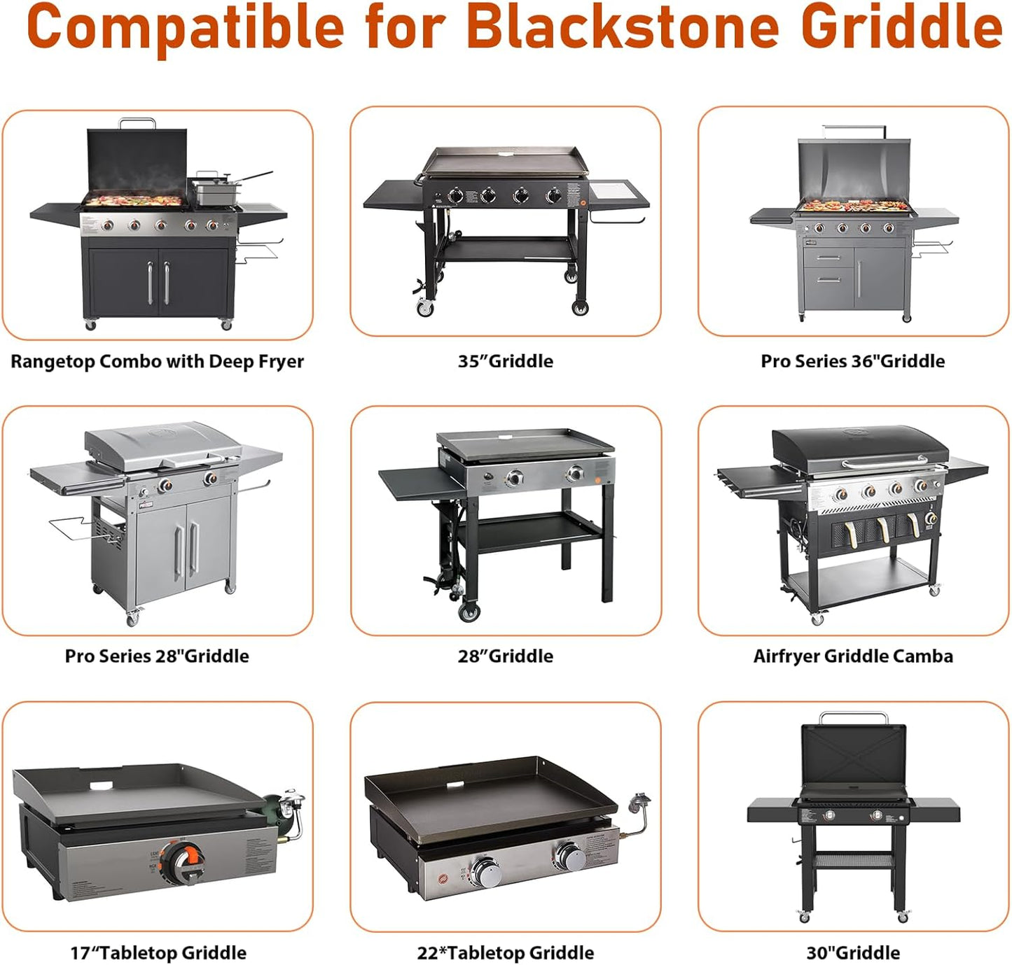 50-Pack Griddle Accessories for Blackstone - Grease Cup Liners Compatible with Blackstone 5017 Griddle, Aluminum