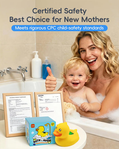 Duck Rechargeable Baby Bath Thermometer Fast Temperature Reading Digital Water Thermometer