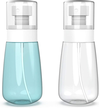 Pack 2 Bottle Travel Size 2oz/60ml Fine Mist Mini Empty Spray Bottles  Leak Proof  for Toners