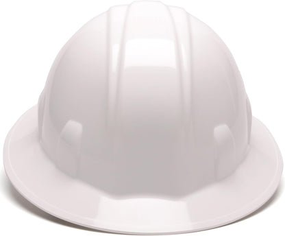 Safety SL Series Full Brim Hard Hat 4 Point Ratchet Suspension lightweight shell constructed