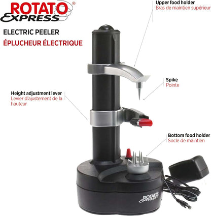 Electric Peeler 2 Spare Blades  Safe & Easy to Use  Effortlessly Peels Vegetables and Fruit