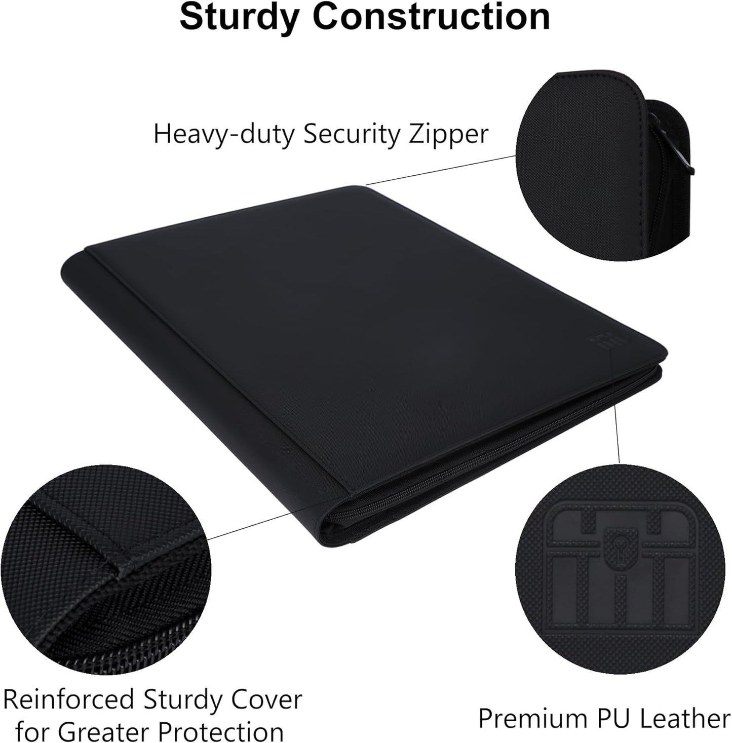 Top loader Binder Holds 640 Top Loaders, Top loader Binder with Sleeves for 3'' x 4'' Top loaders