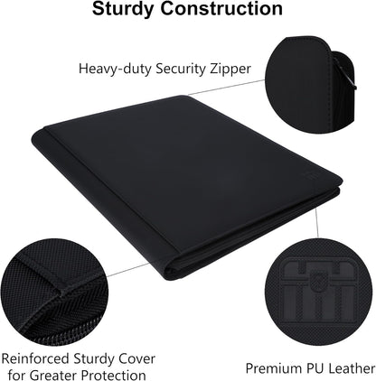 Top loader Binder Holds 640 Top Loaders, Top loader Binder with Sleeves for 3'' x 4'' Top loaders