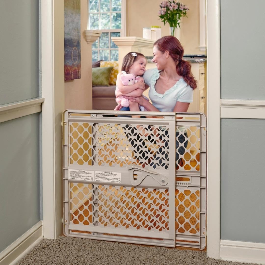 Plastic Baby Gate for Stairs & Doorways  Adjustable Indoor Safety Gate Supergate Ergo Baby Gate
