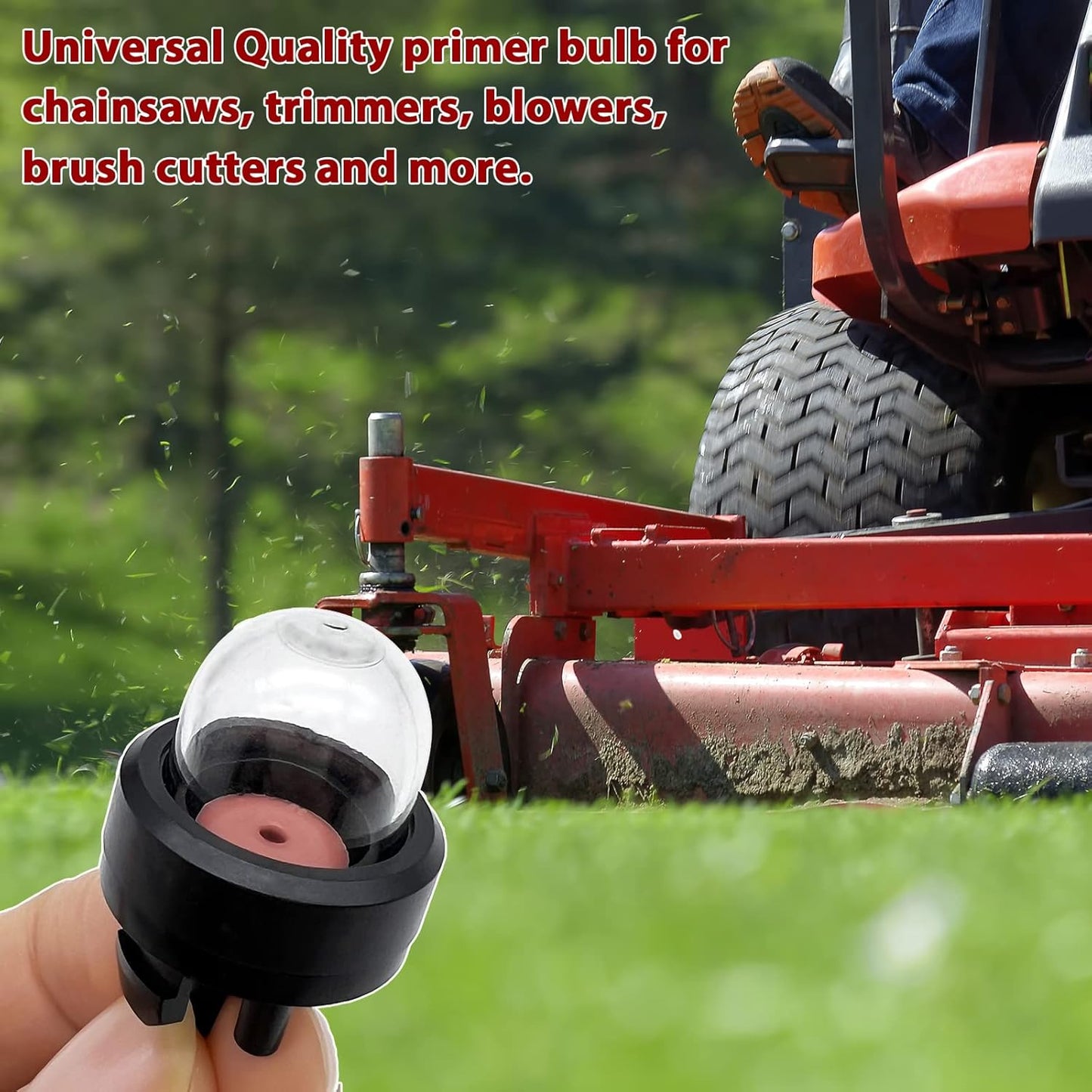 6 Units Primer Bulb Snap in Primer Bulb Pump Replacement for Craftsman Poulan Husqvarna Chainsaw Compatible