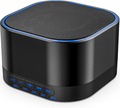 White Noise Machine with 20 Non Looping Natural Soothing Sounds Memory Function 32 Levels of Volume Powered