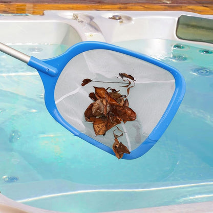12'' Aluminum Pole Ultra Fine Mesh Net Handy Leaf Skimmer for Small Above Ground Pools Pick