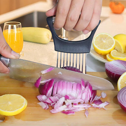 Onion Cutter Vegetable Chopper Stainless Steel Tomato Slicer Vegetable Cutter for Potato Avocados