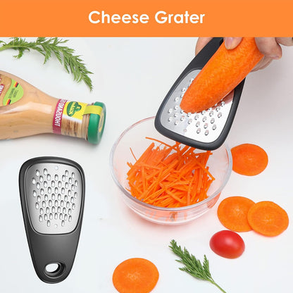 Kitchen Unique Gadgets Set 6 Pieces Space Saving Cheese Grater Bottle Opener Fruit Vegetable Peeler