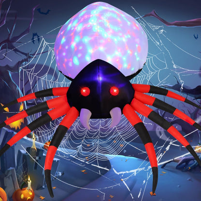 Outdoor Decoration with Magic Light Blow Up Yard Spider Inflatables Holiday Inflatables