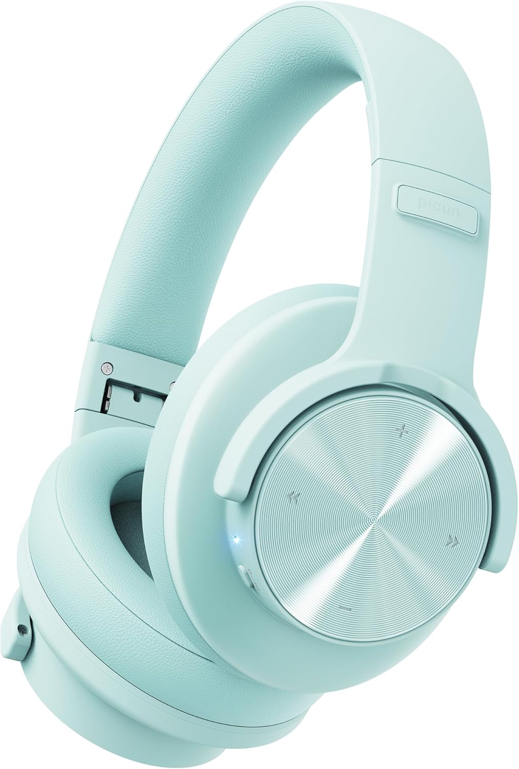 Bluetooth Over Ear Headphones 120H Playtime with 3 EQ Modes, Low Latency Hands-Free Calls, Deep Bass for Travel Home