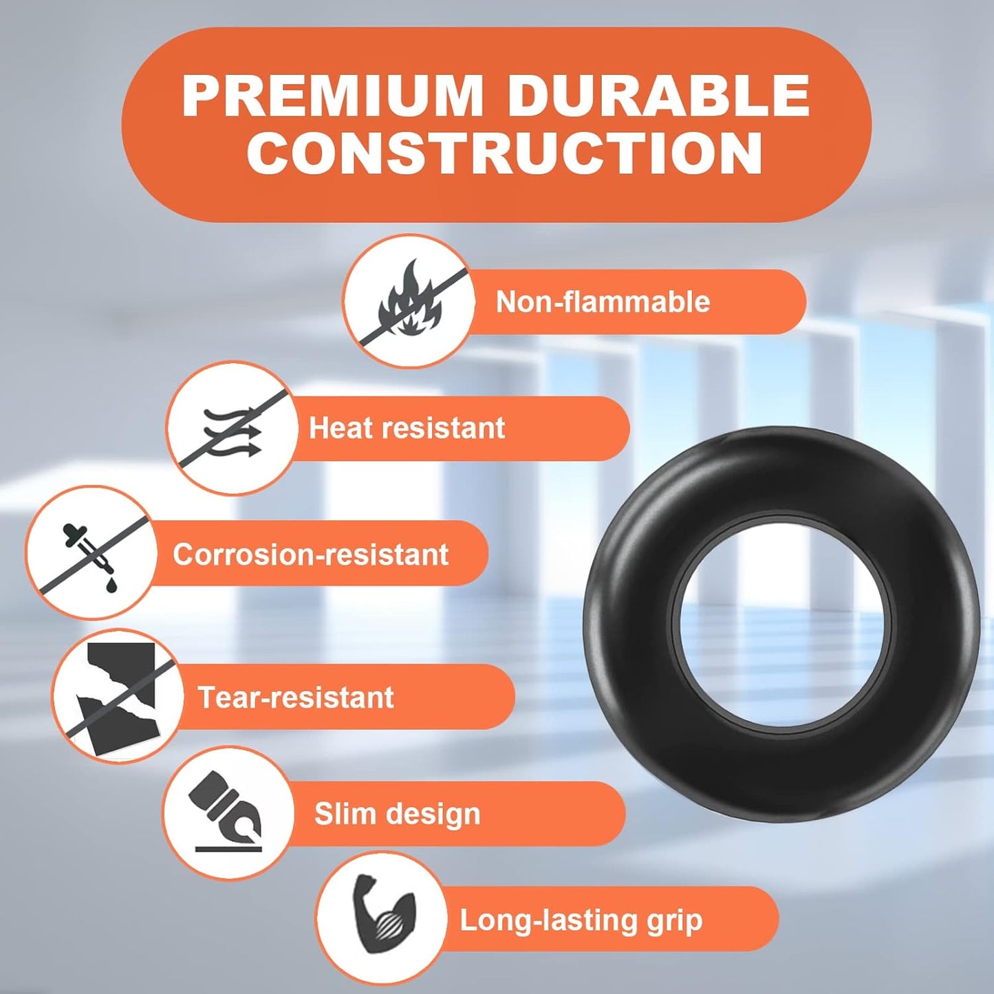 Rubber Grommets Kit Rubber Hole Grommet Gaskets Assortment for Wiring Wire Automotive Firewall Sheet Metal Hardware Repair