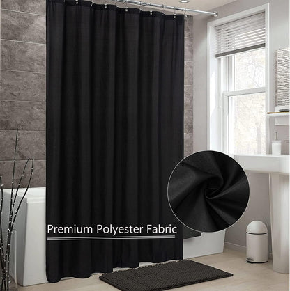 Curtain Liner, Waterproof Hotel Quality, Bathroom Curtains Rust Resistant Grommets