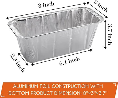 30-Pack Pans Liners for Blackstone Griddle Accessories, Aluminum Foil Pan Disposable for 17" 22" 28" 36" Blackstone