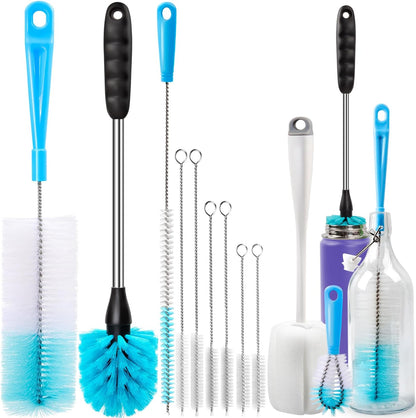 Bottle Brush Tube Cleaning Lab Set with Long Handle Cup Cleaner for Washing Narrow Neck Beer Wine