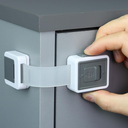 Baby Proof Cabinet Drawers Toilets & Appliances Adjustable Strap Length Double Lock Option