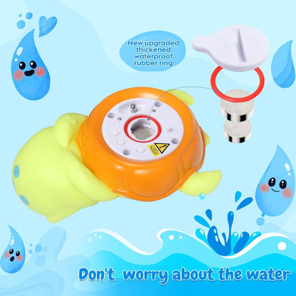 Turtle Baby Bath Thermometer The Infant Baby Bath Floating Toy Safety Temperature Water Thermometer