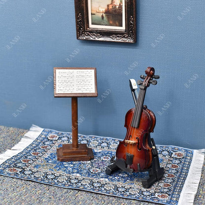 Dollhouse Accessories Vintage of Carpet for Dollhouse Furniture on 1/12 Scale and 3” - 12” Dolls
