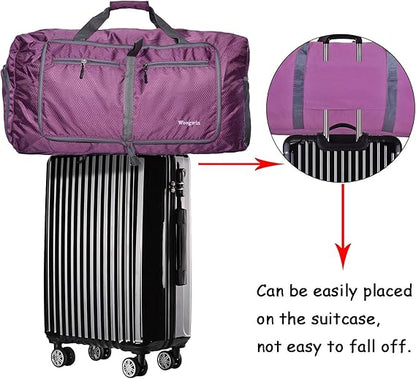 Travel Duffel Bag Large Foldable Waterproof Overnight Bag for Beach Swim Bags Pool