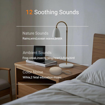 Baby Sound Machine White Noise for Babies Kids Adults Timer Function 12 Soothing Sounds