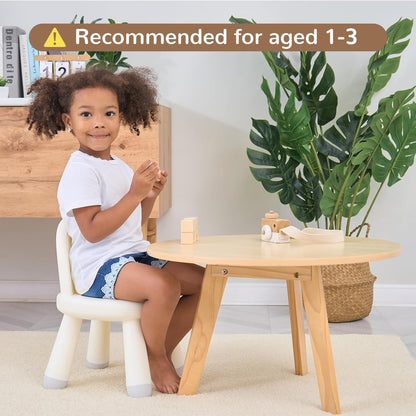 Toddler Chair Ergonomic Kids Chair Durable and Sturdy Small Plastic Child Chair for Toddlers