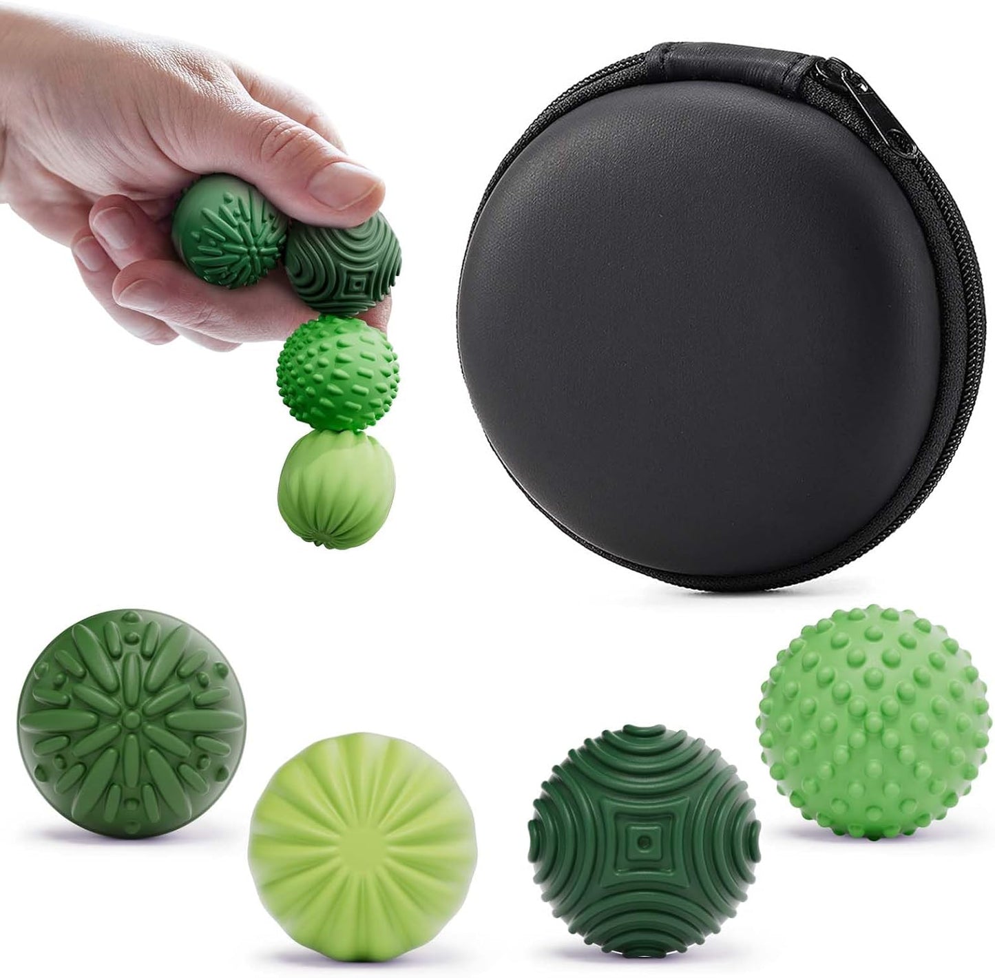 Magnetic Balls Fidget Toys for Adults & Teens 4PCS Stress Relief Sensory Toys for Autism ADHD Anxiety