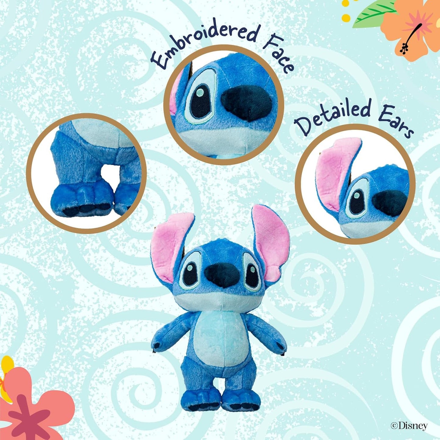 Stitch Soft Huggable Stuffed Animal Cute Plush Toy for Toddler Boys and Girls