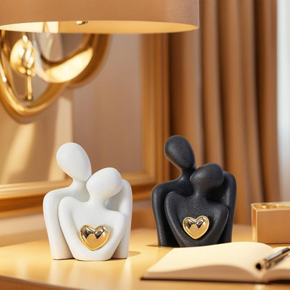 Mini Couple Statue Tv Stand Decor Items for Living Room Abstract Sculpture Knick Knacks Home Decor