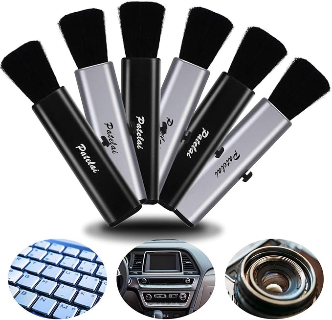 6 Pieces Portable Laptop Cleaning Brush Electronic Cleaning Brush Swipe Computer Brush