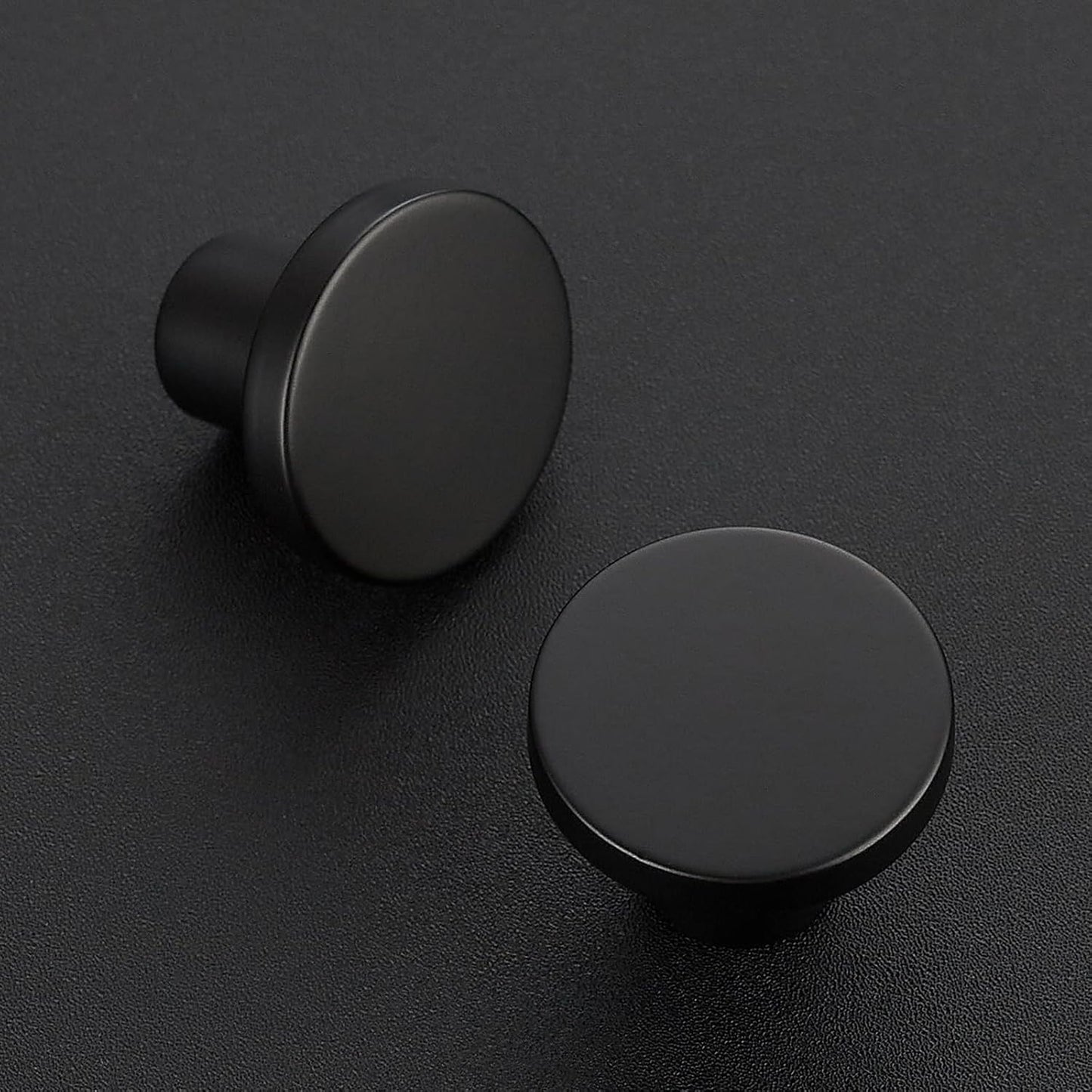 10 Pack Cabinet Knobs Black Kitchen Cabinet Knobs Round Dresser Drawer Pulls Closet Door Pulls