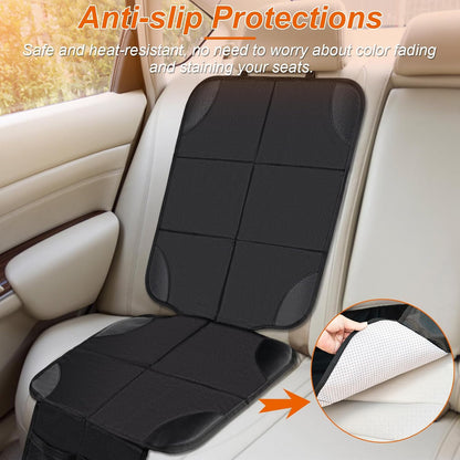 2Pack Car Seat Cushion with Thickest Padding and Non-Slip Backing Waterproof 600D Fabric Car Seat Covers