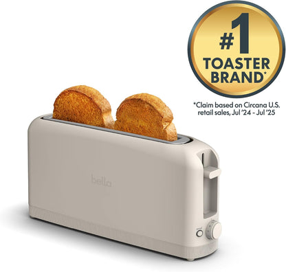 2 Slice Slim Toaster 6 Setting Shade Control with Reheat & Cancel Buttons Fits sourdough
