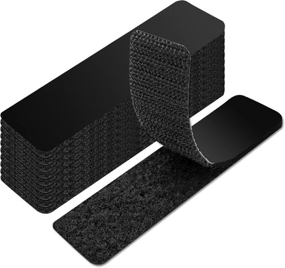 16 Sets Hook and Loop Tape Sticky Back 1 in.x 4 in. Double-Sided Command Adhesive Strip Heavy Duty