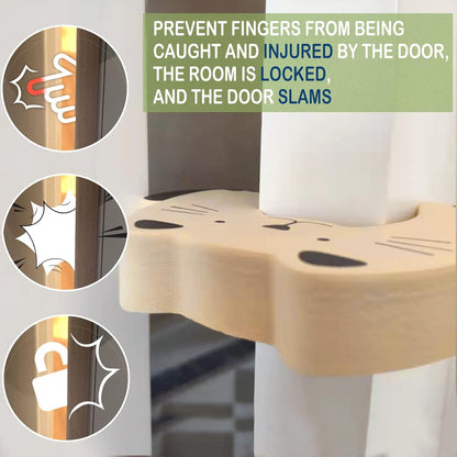 Finger Pinch Guard Slamming Door Prevent Finger Pinch lnjuries Protect Child Fingers with Soft Foam Guard