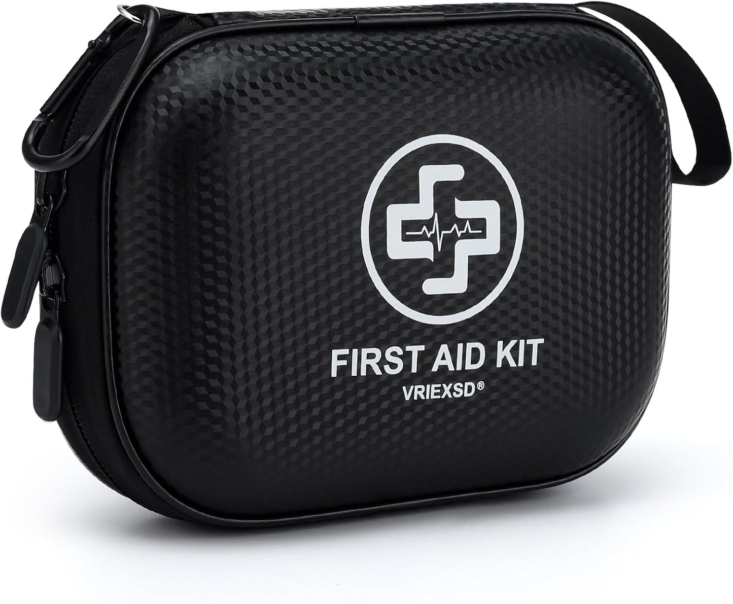 150 Piece Small Waterproof Hard Shell Medical Kit for Home Car Travel Camping Truck Hiking