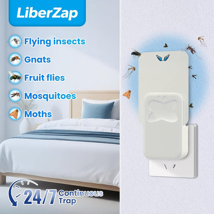 Fly Traps Indoor Plug-in Flying Insect Trap Gnat Killer Indoor Bug Catcher Indoors Fruit Fly Traps
