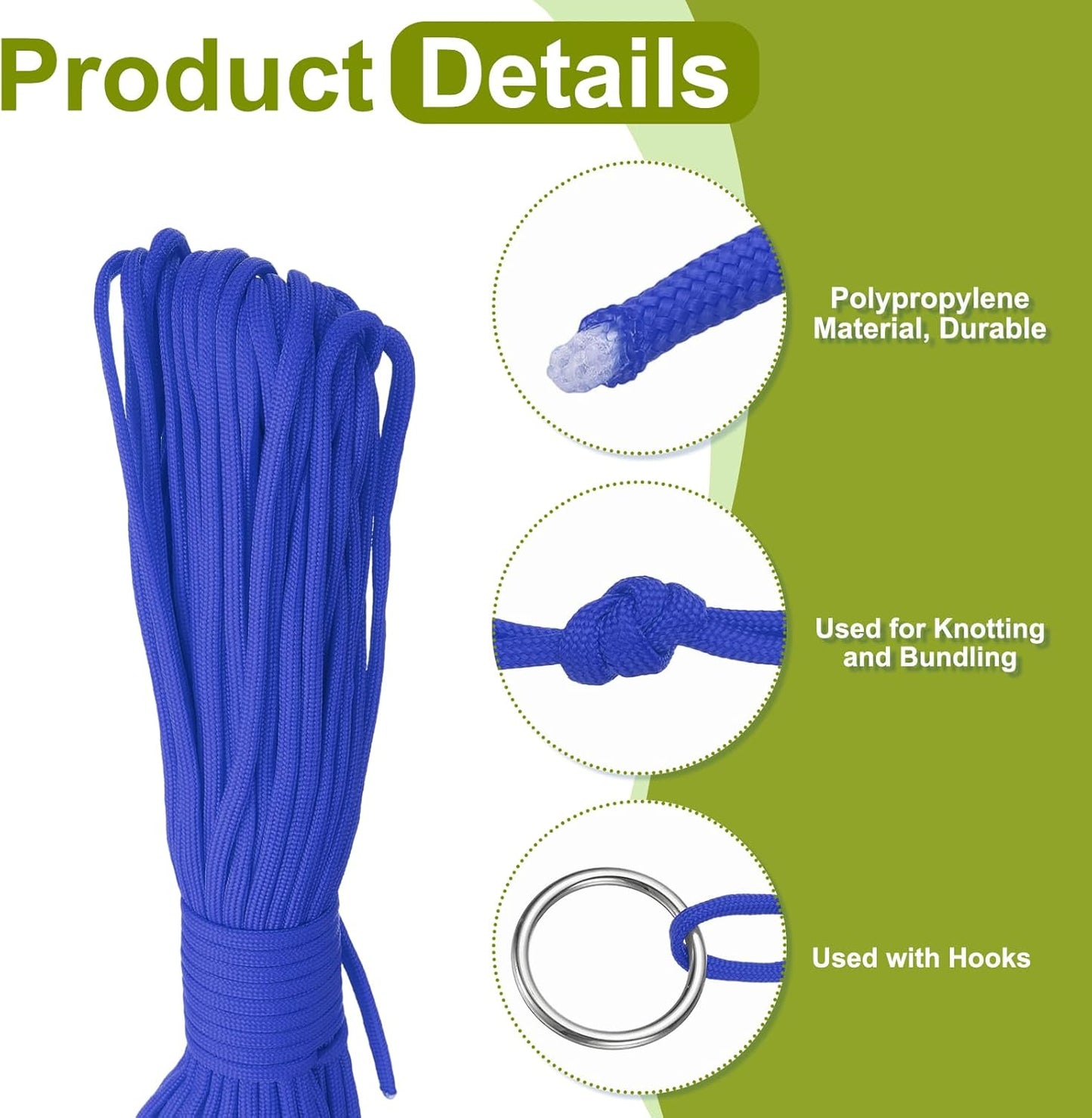 10ft Portable Clothesline for Luggage and Backpack Tie Downs Hanging Clothes Swings Camping