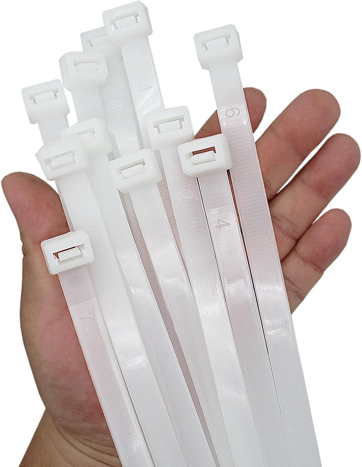 24 inch Strong Large Zip Ties Heavy Duty with 250 lbs Long Big Industrial Wire Tie 12 pcs