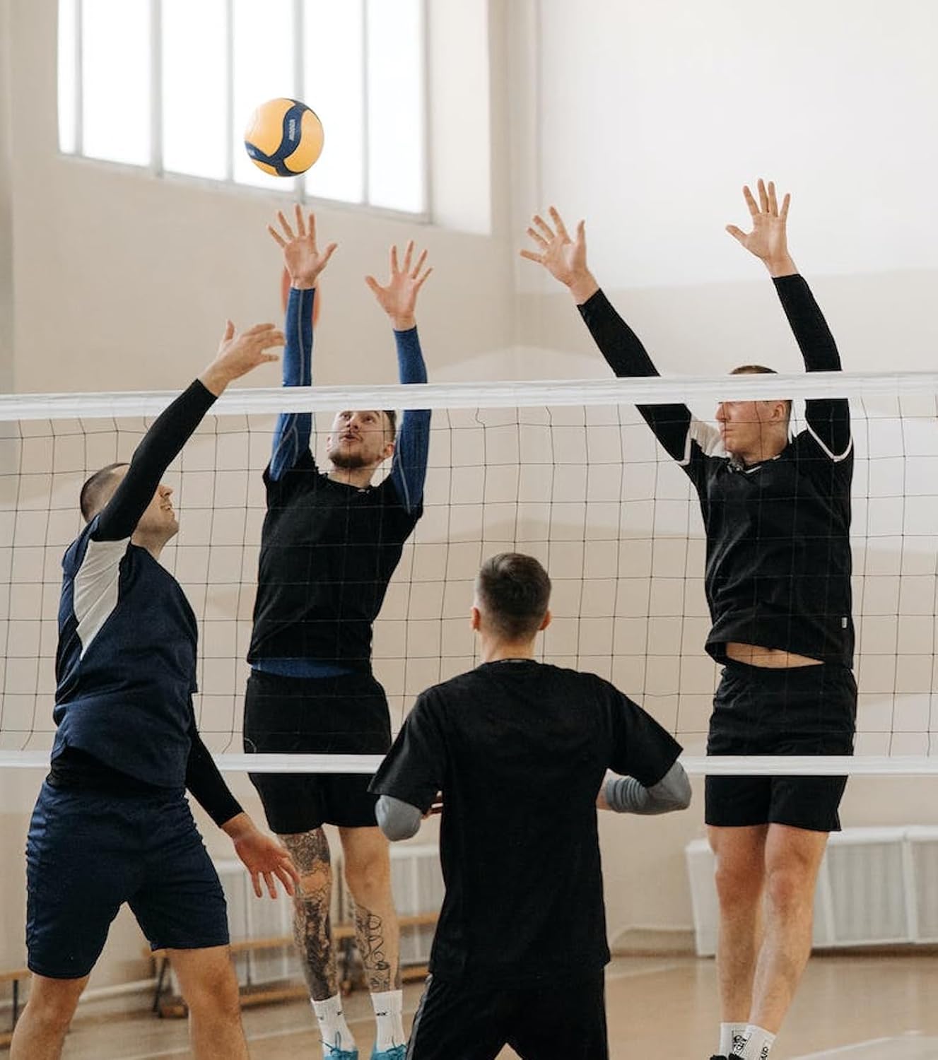 Volleyball Net Outdoor Heavy Duty with Aircraft Steel Cable 32X3Ft Villeyball Official Size Best