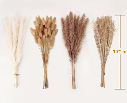 Pampas Grass Decor 100 Stems Pampas Grass Contains Bunny Tails Dried Flowers Reed Grass Bouquet