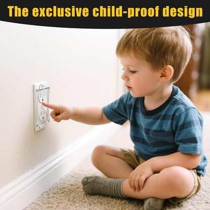 2 Light Switch Guard Cover Baby Proof Wall Switch Cover Guard for Rocker Light Switch Protects Your Lights