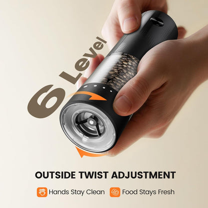 Electric Salt and Pepper Grinder Set Rechargeable Automatic Salt and Pepper Shakers Kitchen Appliances